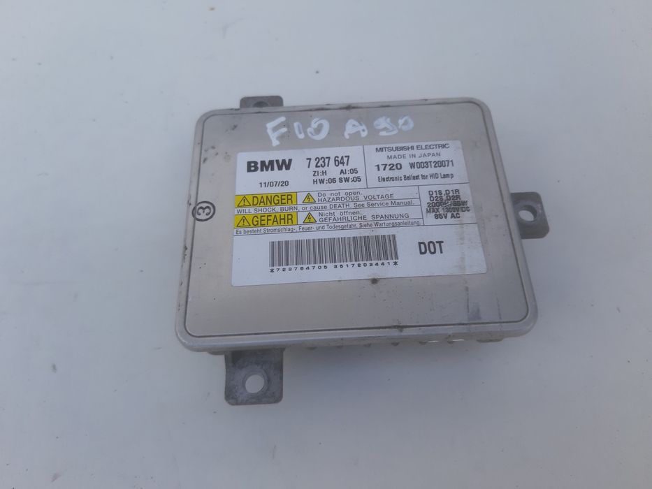 BMW F10 F11 przetwornica xenon moduł lampy