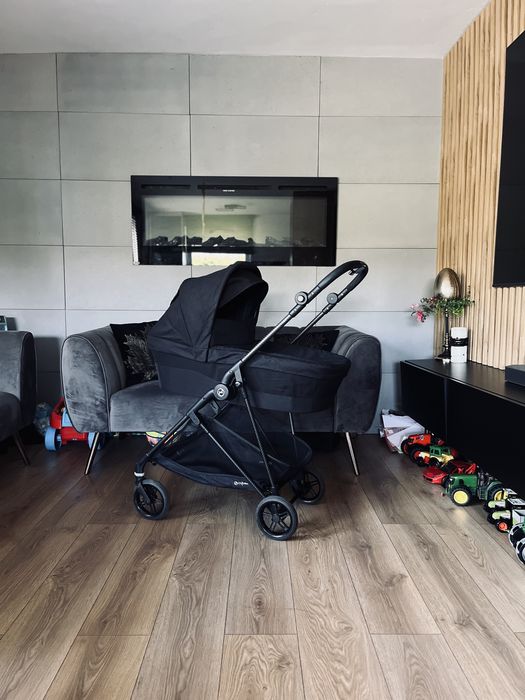 Wózek 3w1+baza Cybex Melio Carbon z fotelikiem Kiddy i baza