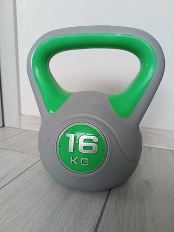 Kettlebell 16 kg kettle kula hantel bitumiczne Stylish Gorilla Sports