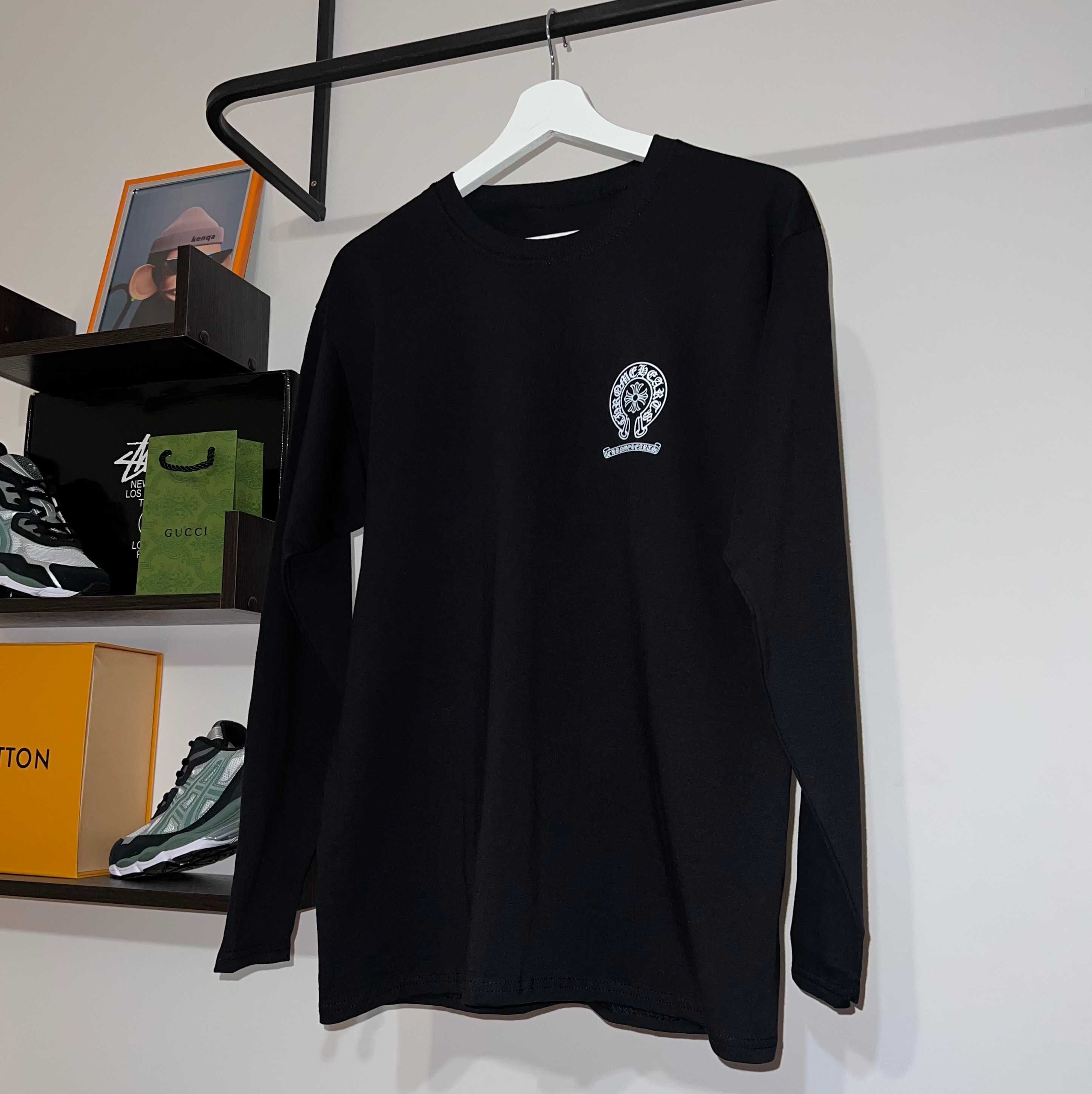 Лонгслів Chrome Hearts (white logo)