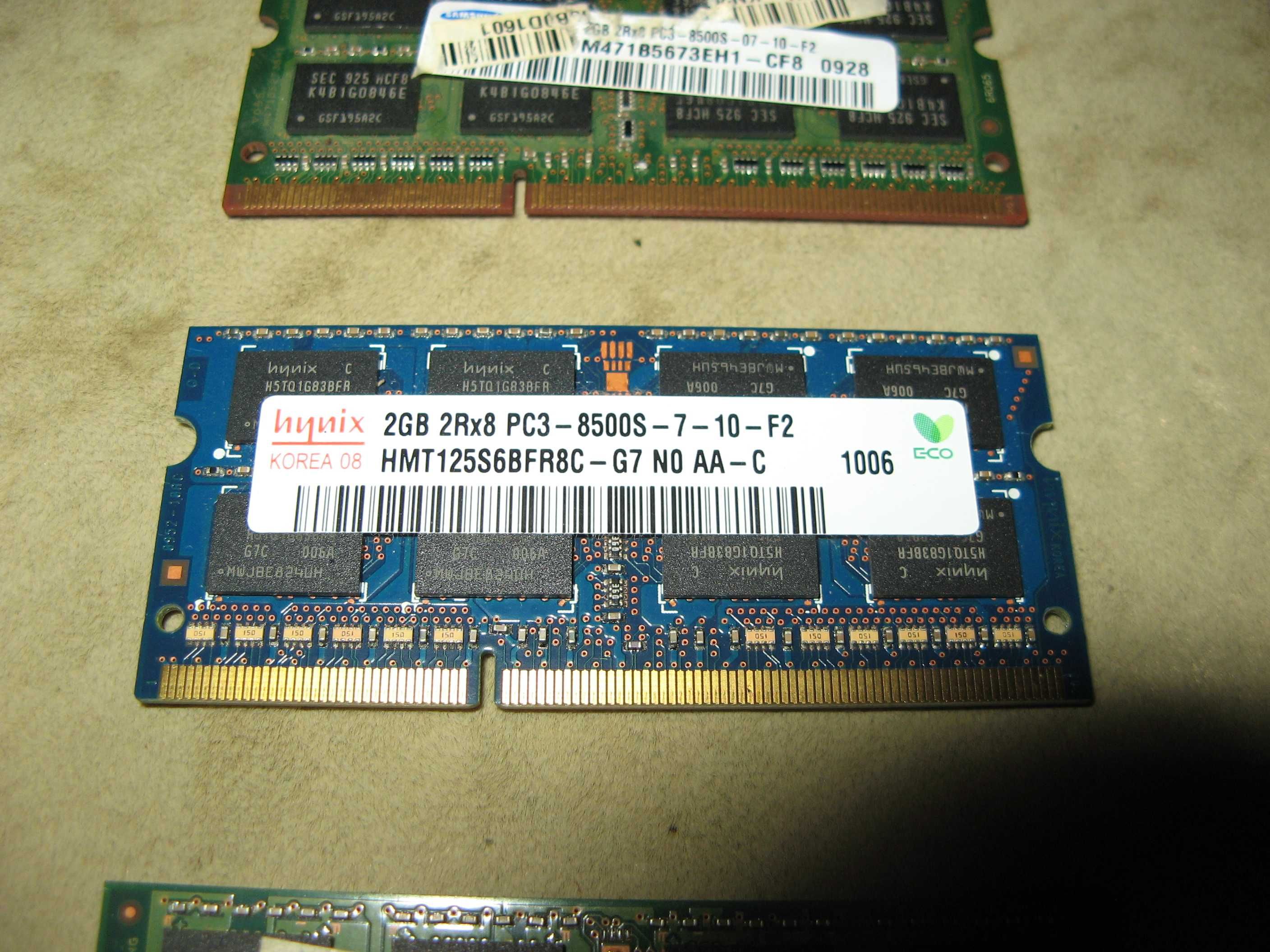 Модуль памяти so-dimm DDR3 2Gb Samsung, Hynix за штуку!