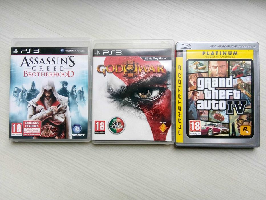 3 jogos Playstation 3