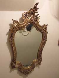 Espelho de parede em talha dourada
