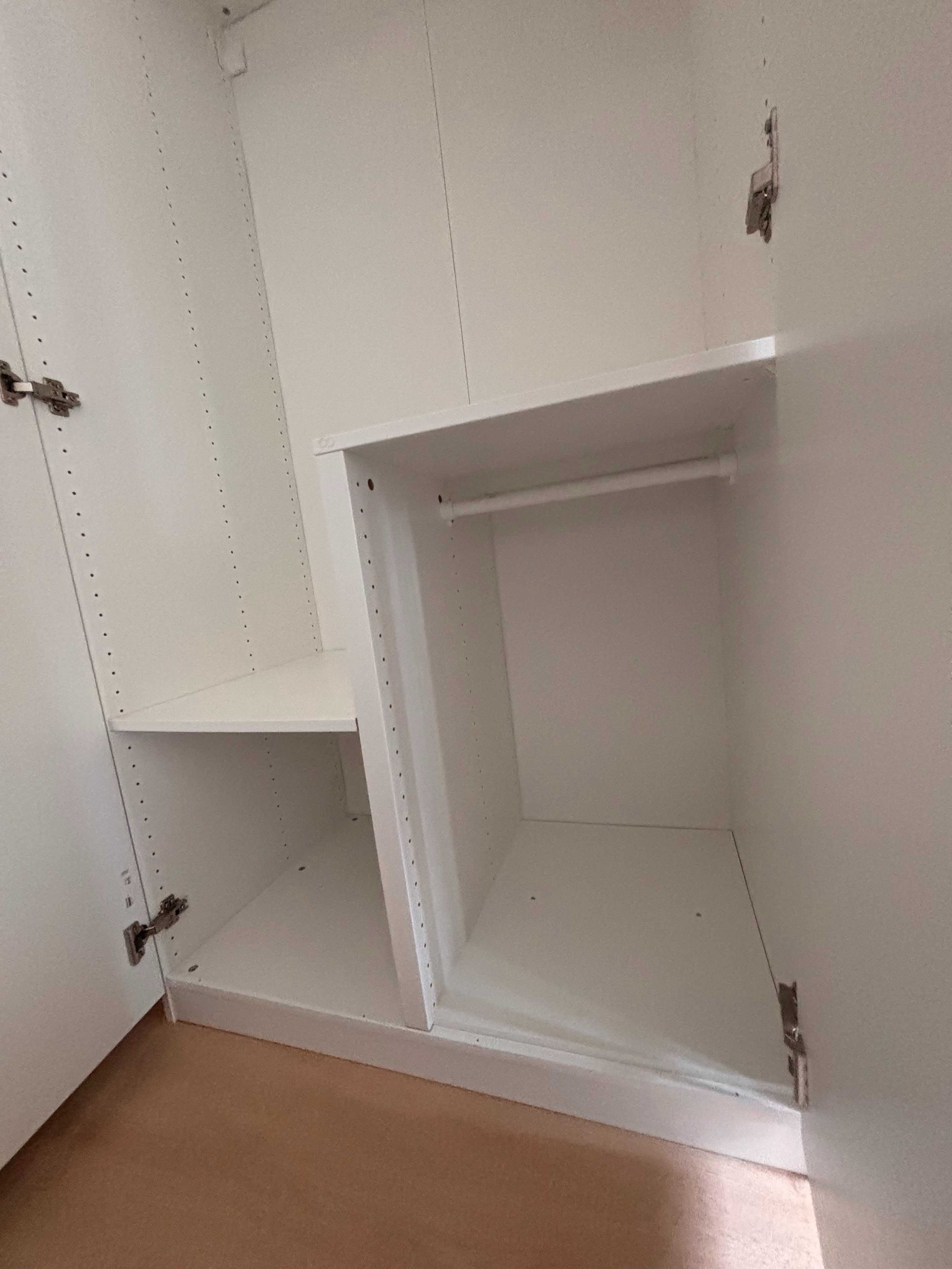 Roupeiro branco IKEA sistema PAX + komplement