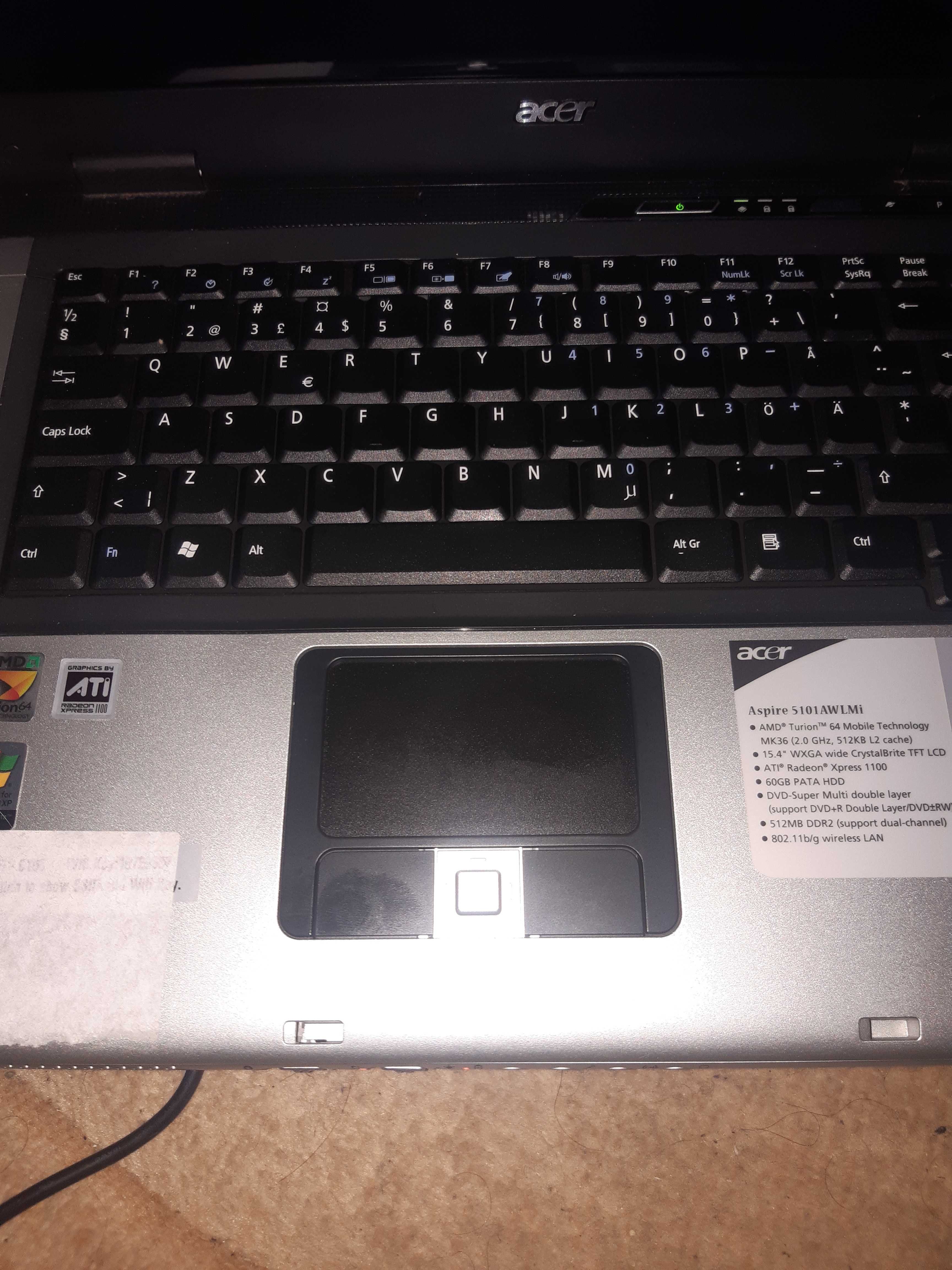 Laptop Acer Aspire 5100