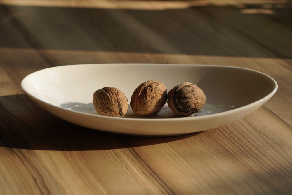 Ceramiczna patera talerz do serwowania łezka biała prl
