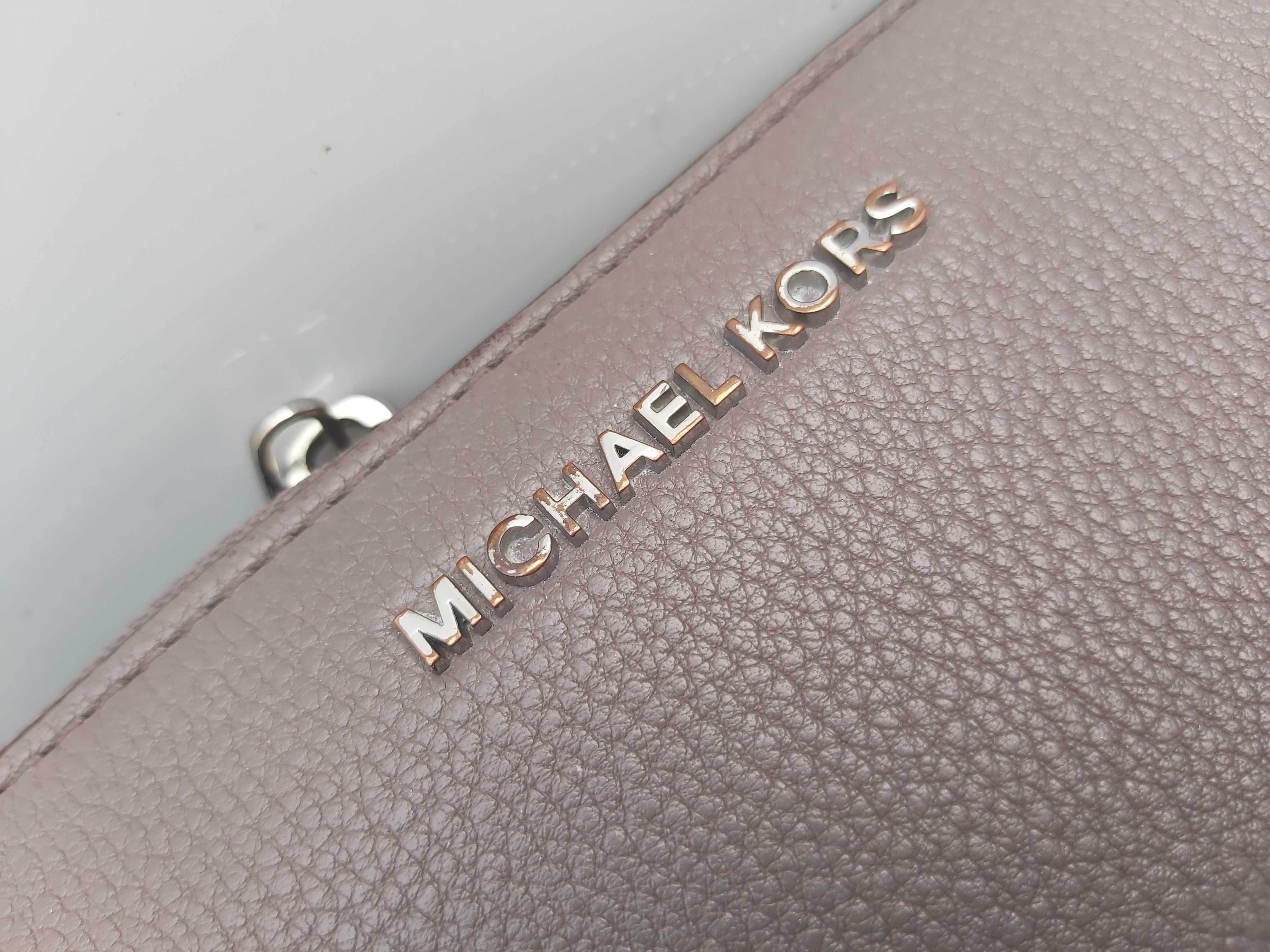 Portfel szary MICHAEL KORS bedford portmonetka