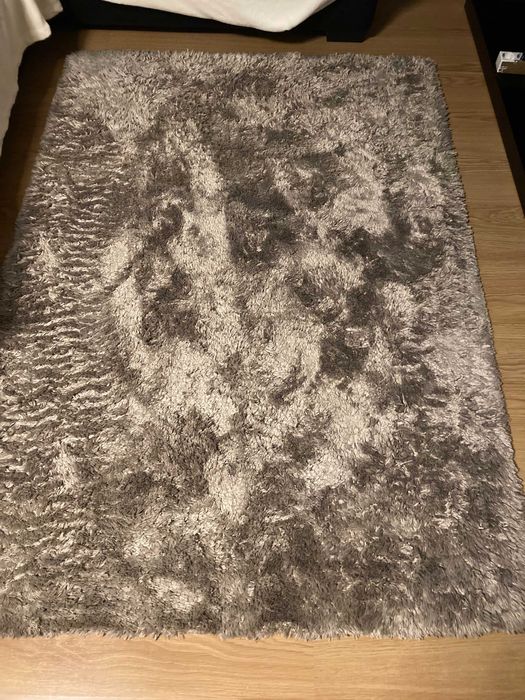 Tapete de sala bege 160 x 230 cm
