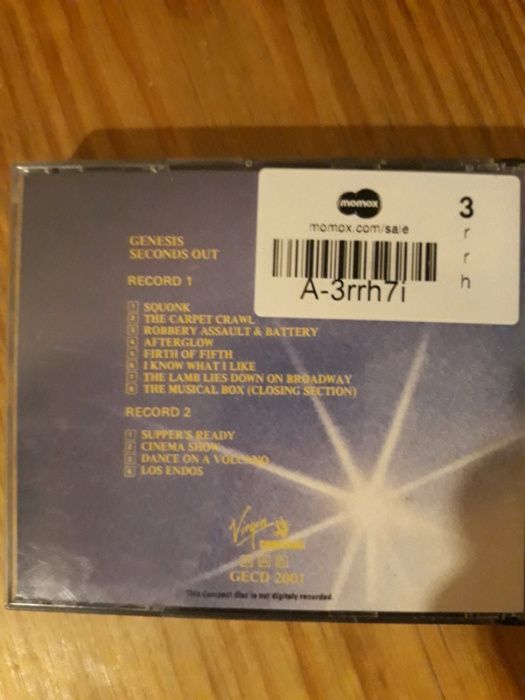 2 CD Genesis Second Out 1977 Rarytas