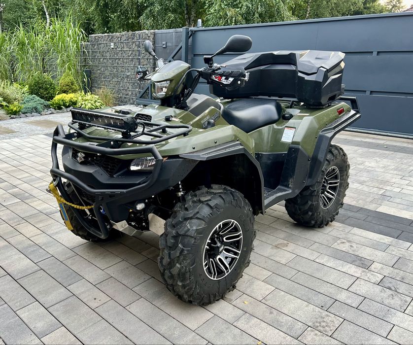 Suzuki KingQuad 750 AXi Stan idealny, 1 wł., 800km, dodatki 15tys.