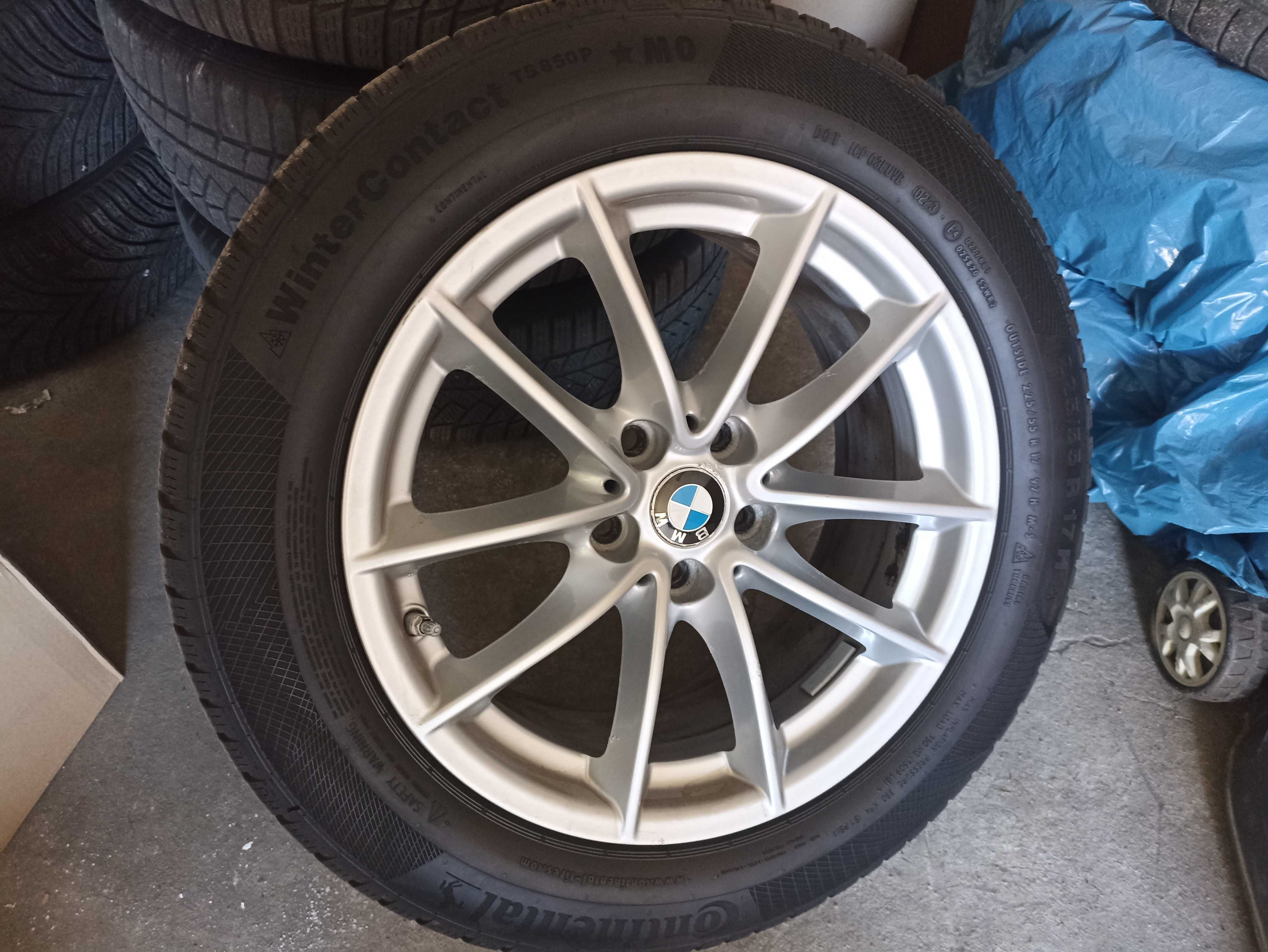 Koła Felgi Bmw G30,G31 z oponami Continental zima 225/55/17 R17