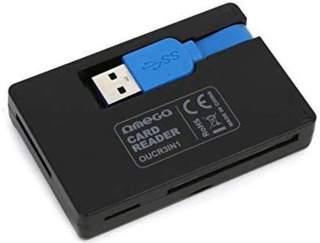 Czytnik kart pamięci micoSD, SDHC, SDXC, CF Compact Flash USB 3.0
