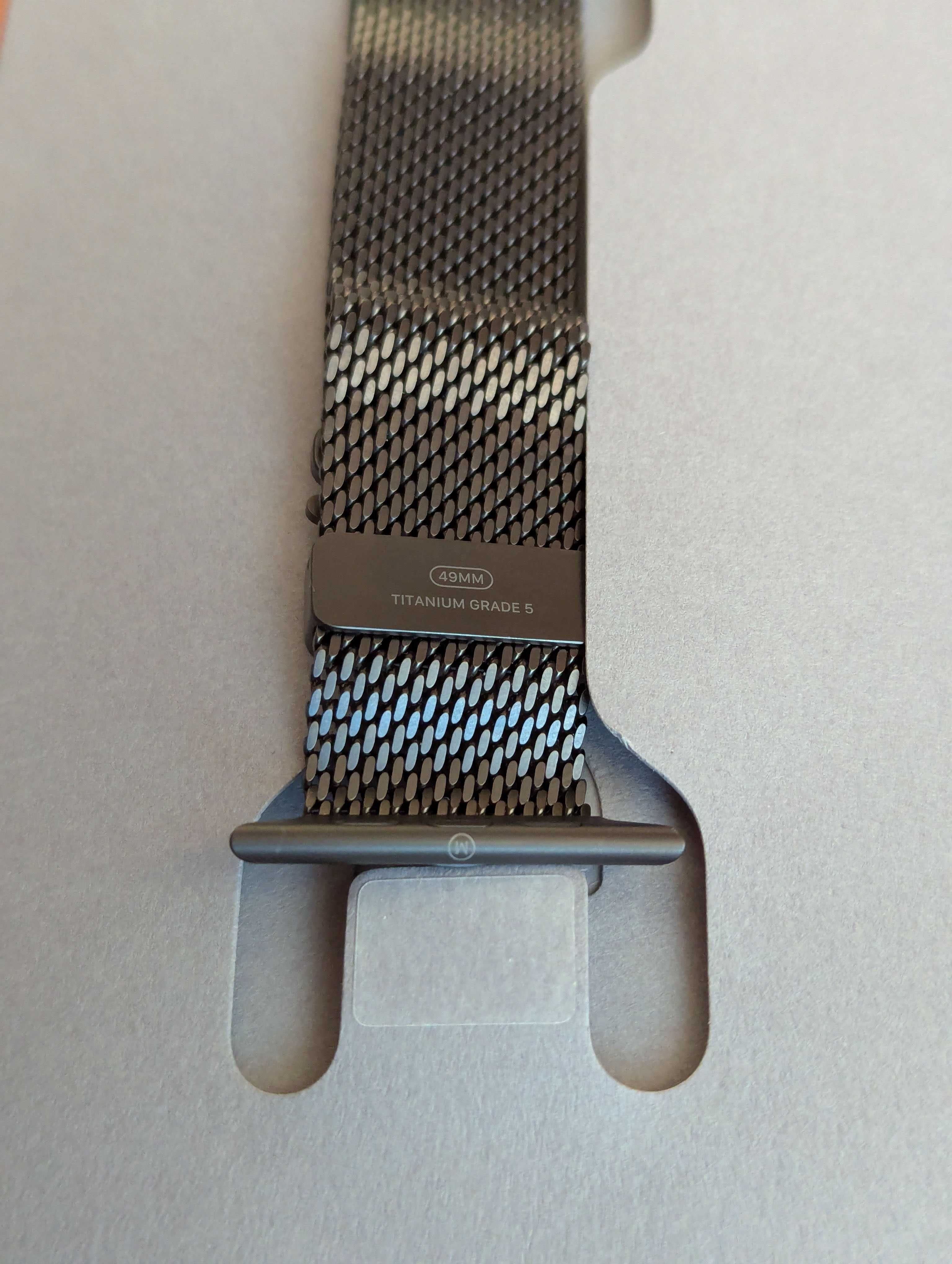 ‼️Bransoleta Black Titanium Milanese Loop do Apple Watch Ultra
