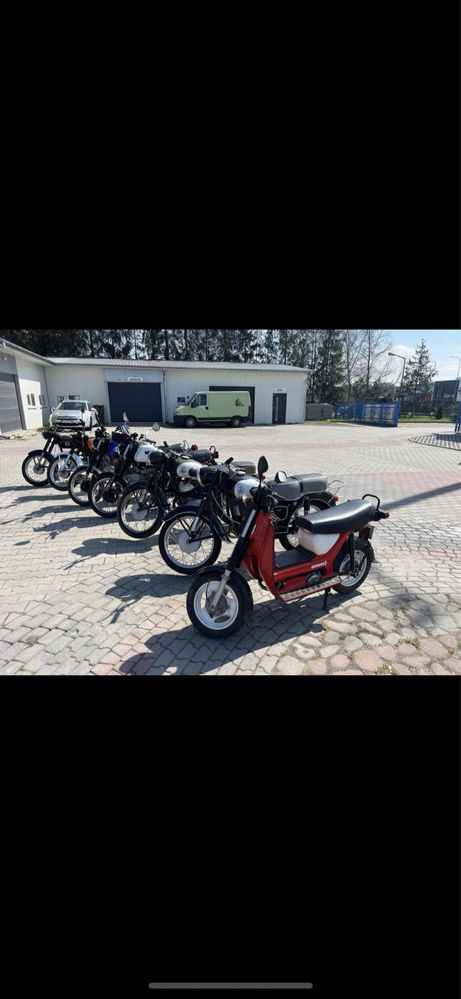 Kolekcja Motocykli Mz Wsk Shl Simson Zarejestrowane Prl