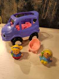 Van autko auto mamy little people fisher Price figurki efekty