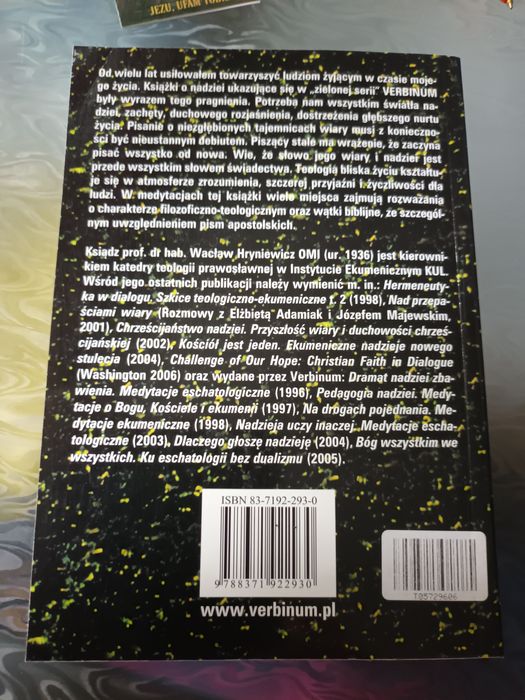 Teraz trwa nadzieja Wacław Hryniewicz
