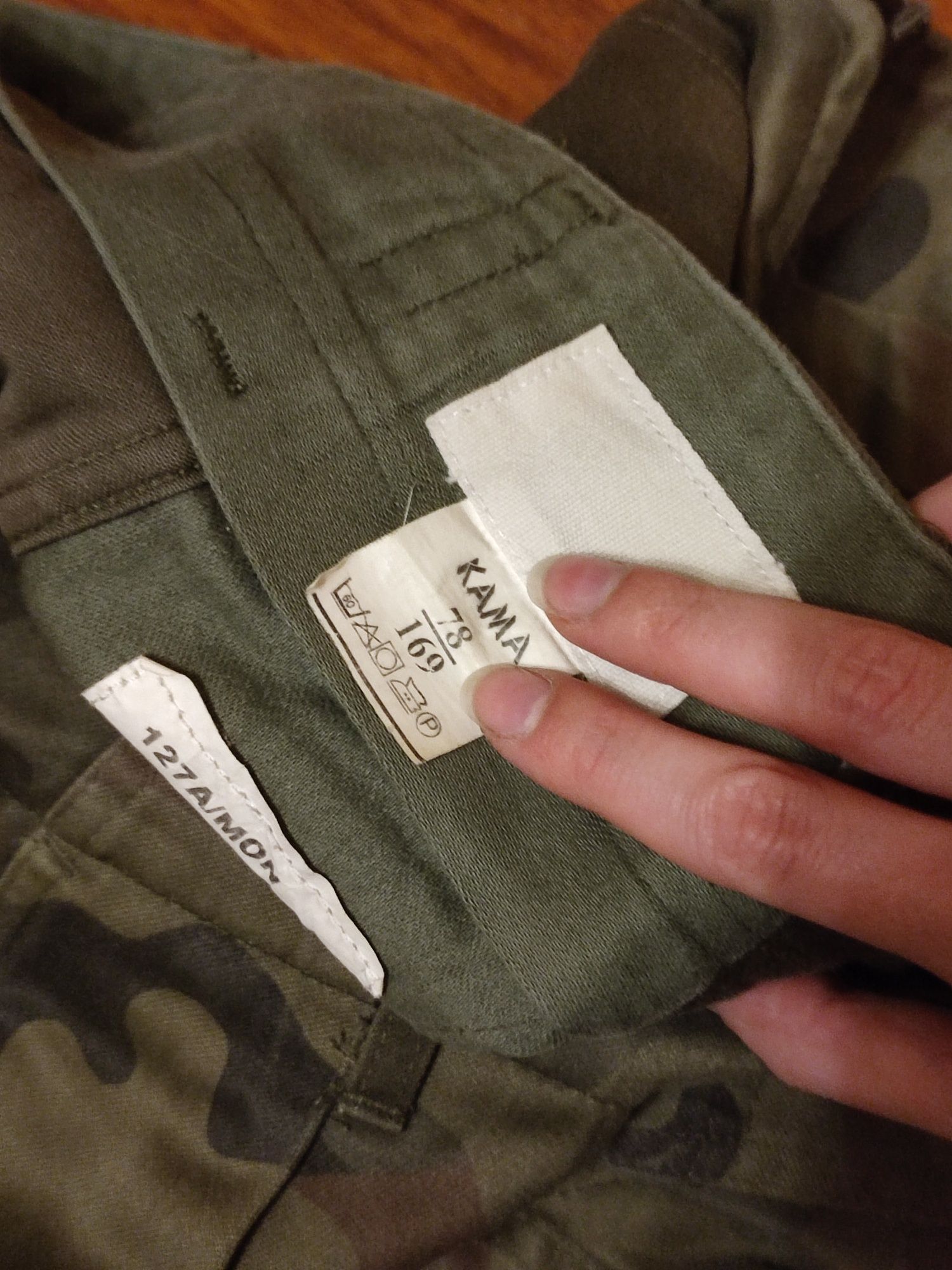 Spodnie polowe KAMA 70/169 MON bojówki wojskowe Maxtex PL Woodland wz.