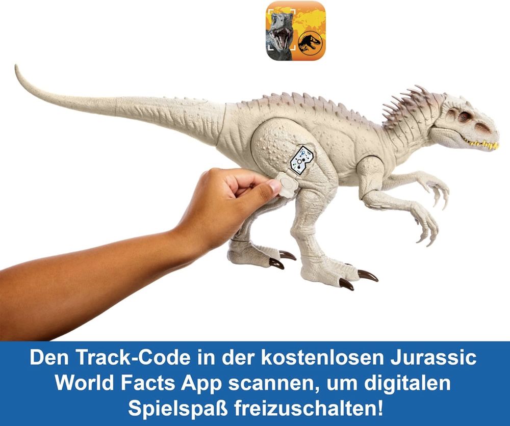 Jurassic World Індомінус Рекс з підсвіткою та озвучкою динозавр