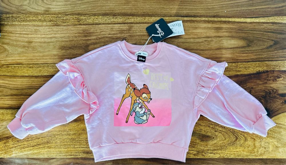 Różowa bluza Bambi 104 cm dla dziewczynki