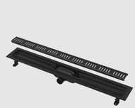 Odpływ podłogowy 650 mm ALCAPLAST CZARNY MAT