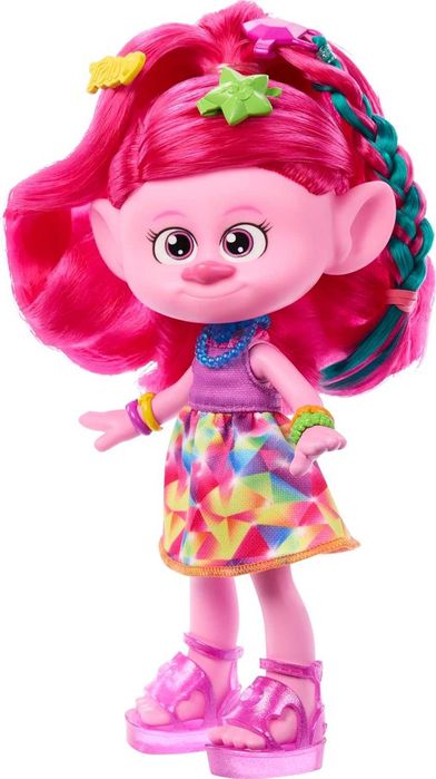 Королева Поппи с аксесс DreamWorks Trolls Hair-tastic Queen Poppy