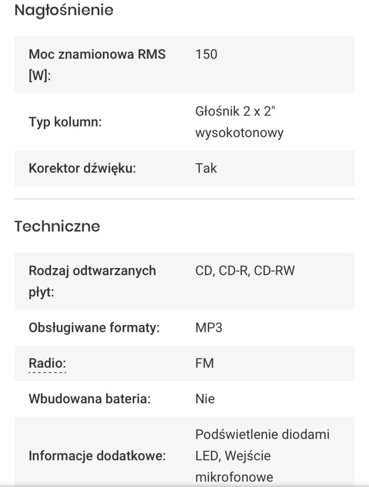 Glosnik Sony MHCV13