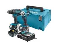 Zestaw Makita 18V DLX2339JX1 3x5Ah wkrętarka DDF482 zakrętarka DTD156