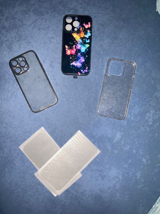 Шпіонське скло і чохли для айфон 14 pro