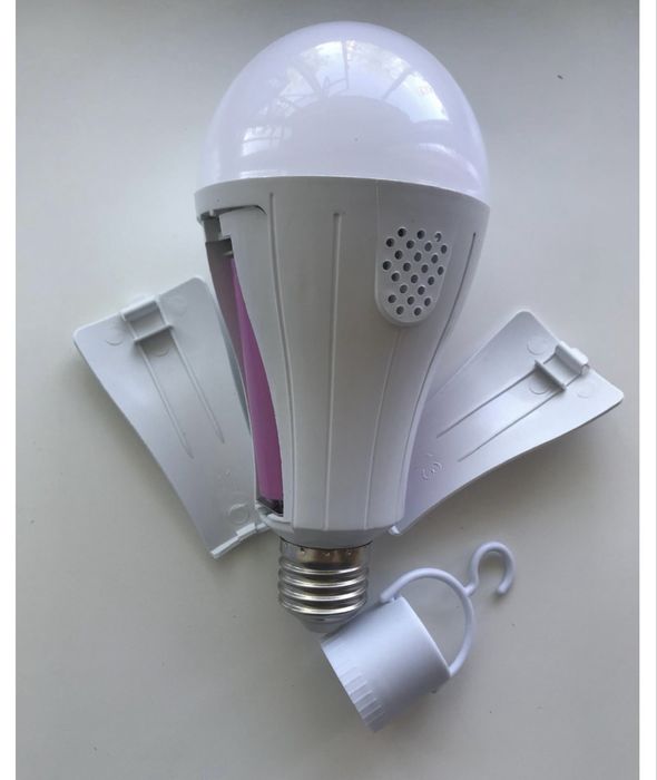 Лампа акумуляторна Е27 , 20Вт, світлодіодна LED, біле світло