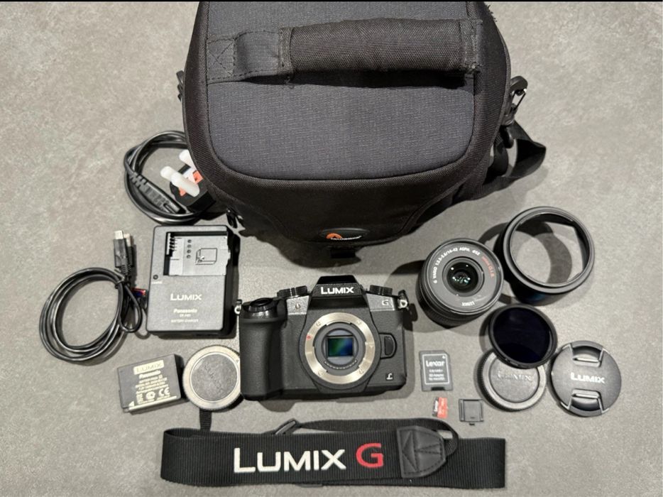 Panasonic Lumix G8 kit 14-42 mm+сумка Lowepro,зарядка ,фільтри,SD