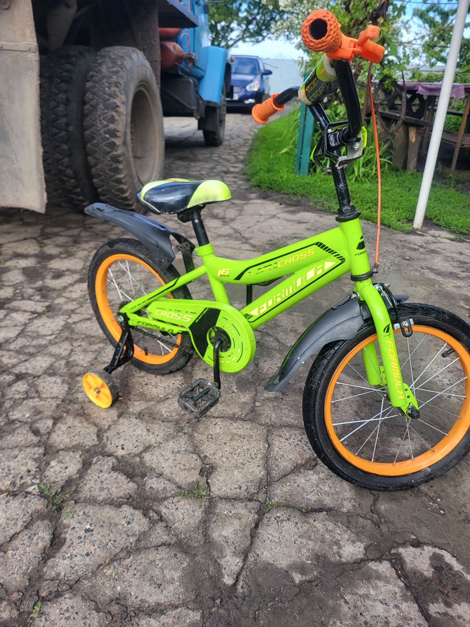 Велосипед Formula 16" 9"(23 см) Cross RET-FRK-16-022 салатовий