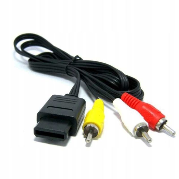 Kabel AV 3x Chinch konsole Nintendo GC SNES N64 NG * Video-Play
