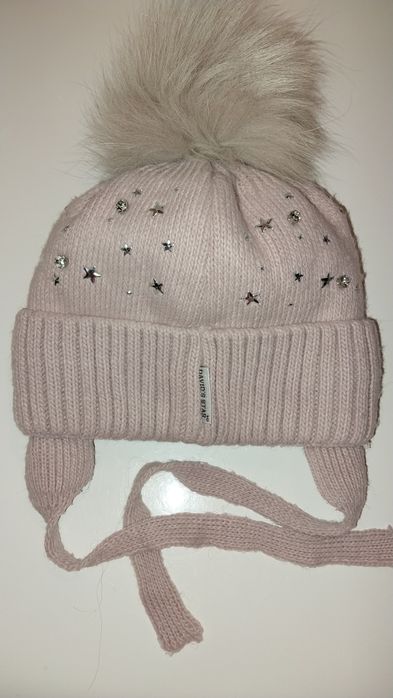 Шапка для дівчинки 46 розміру