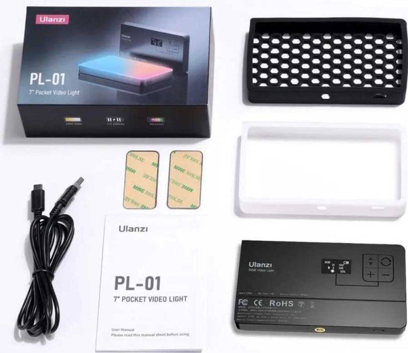 Накамерне світло RGB Ulanzi LT002 2500-9000K, 4000mAh Видеосвет