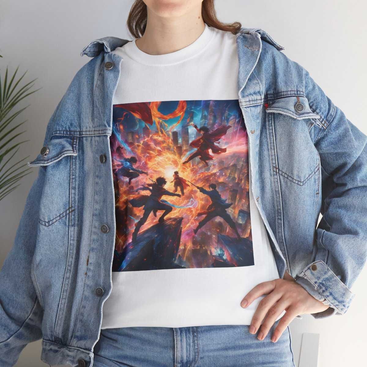 T-shirt algodão Unisexo Samurai