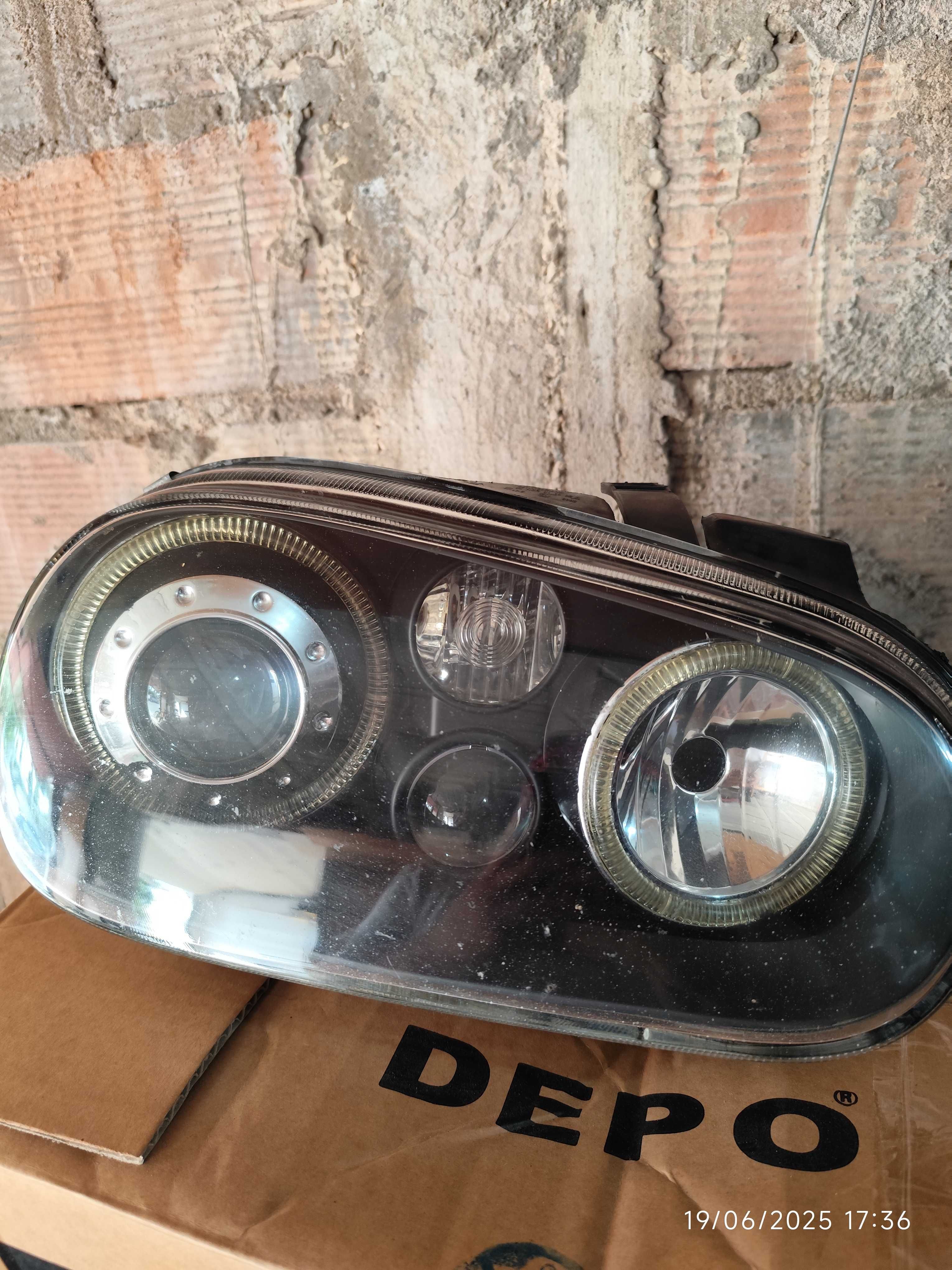 Faróis VW golf 4 Angel eyes depo usados