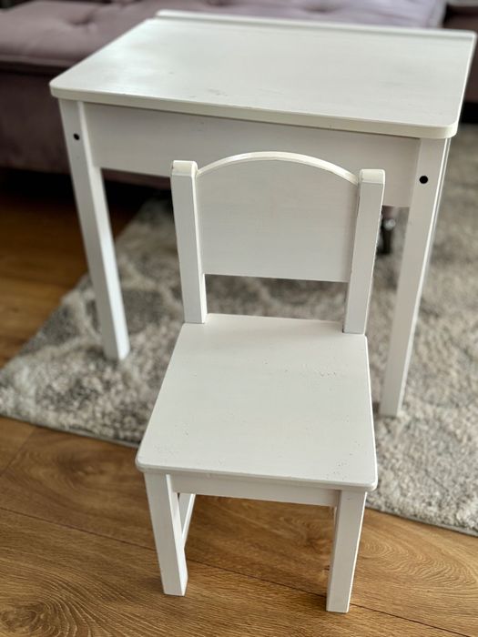 Stolik z otwieranym blatem + krzesełko SUNDVIK IKEA