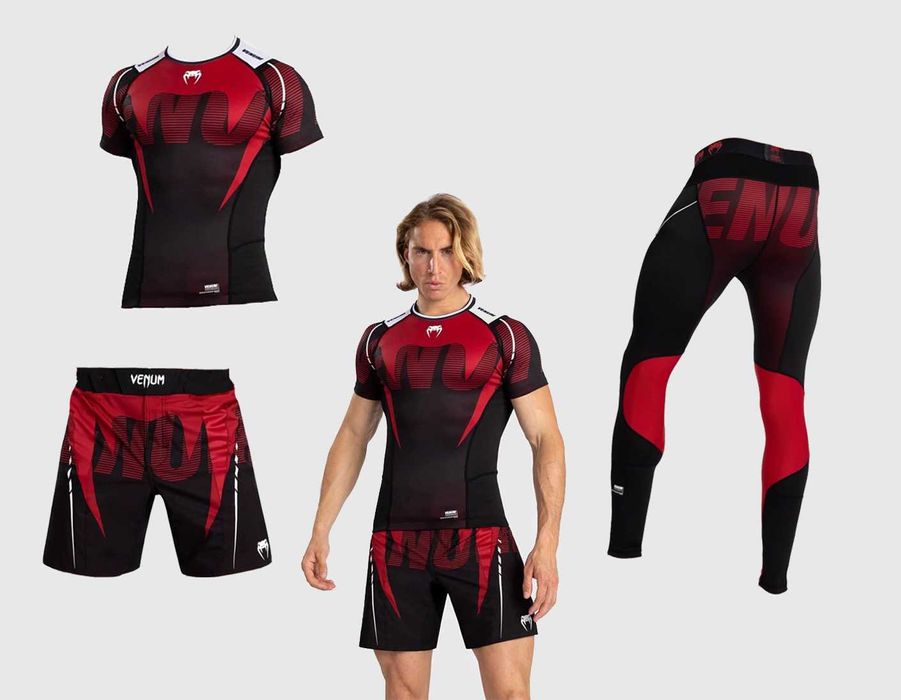 Комплект Venum Adrenaline 4 в 1 рашгард, леггинсы, футболка и шорты!