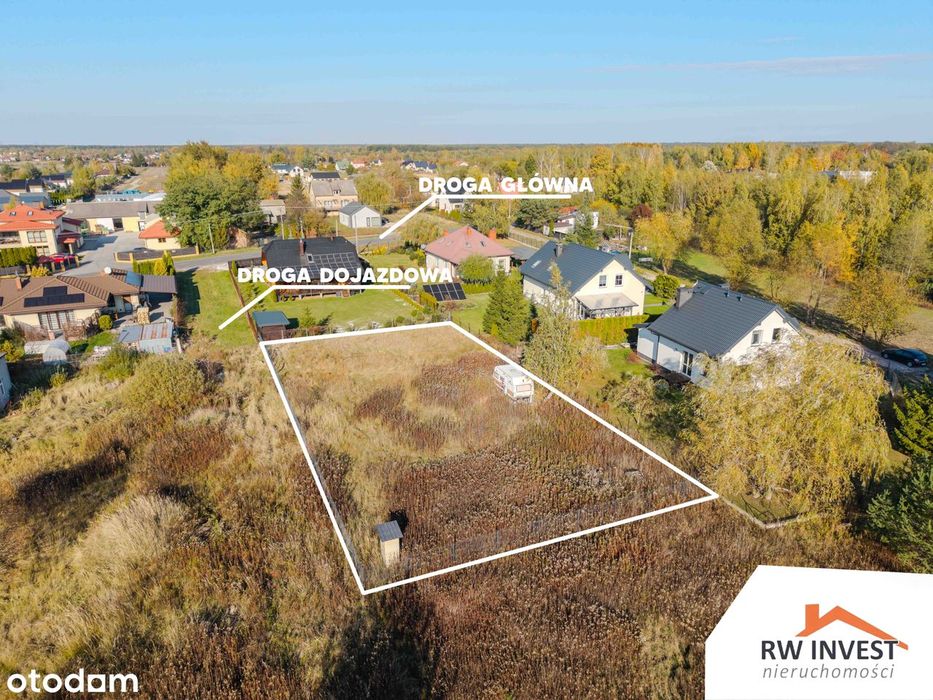 Działka budowlana 1000 m² – Krupia Wólka | blisko lasu Chojnowskiego