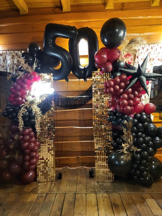 Ścianka balonowa safari , urodziny,  18 tka