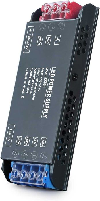 Transformator LED 24 V zasilacz 230 V na 24 V 150 W