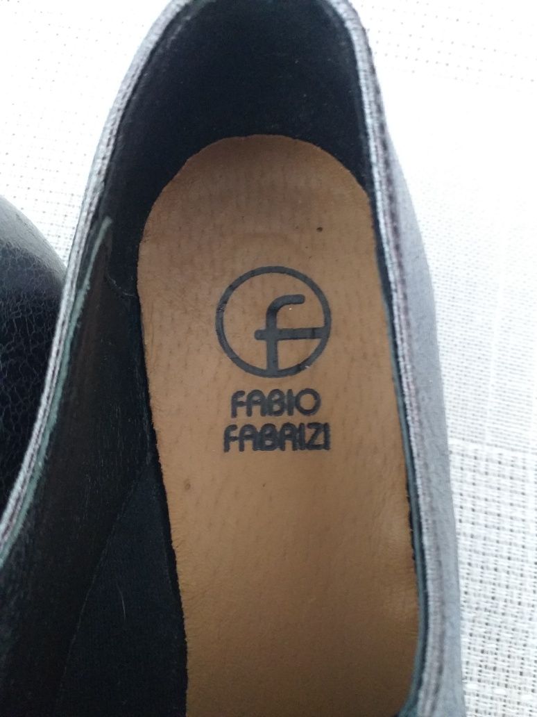 Skórzane buty Fabio Fabrizi 37