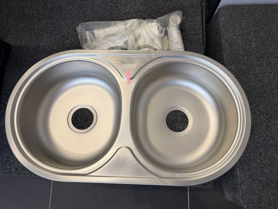 Zlewozmywak stalowy dwukomorowy Franke