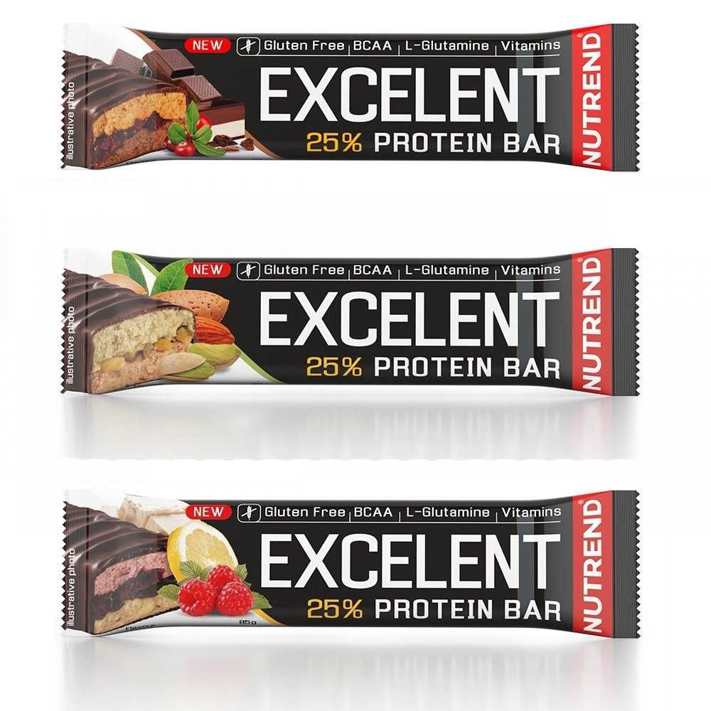Протеїнові батончики Nutrend Excelent Protein bar 85 г 18 шт Мікс