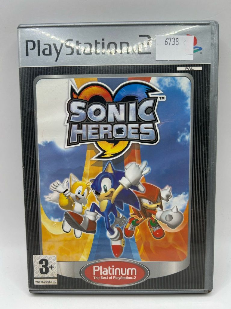 Sonic Heroes 3xA Ps2 nr 6738