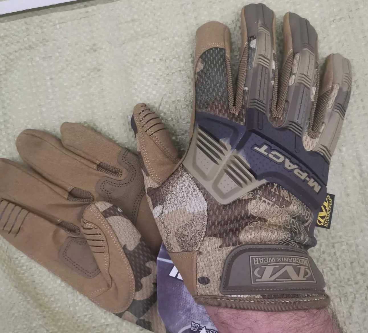 Рукавички тактичні повнопалі Mechanix M-Pact Gloves Multicam М,Л,ХЛ