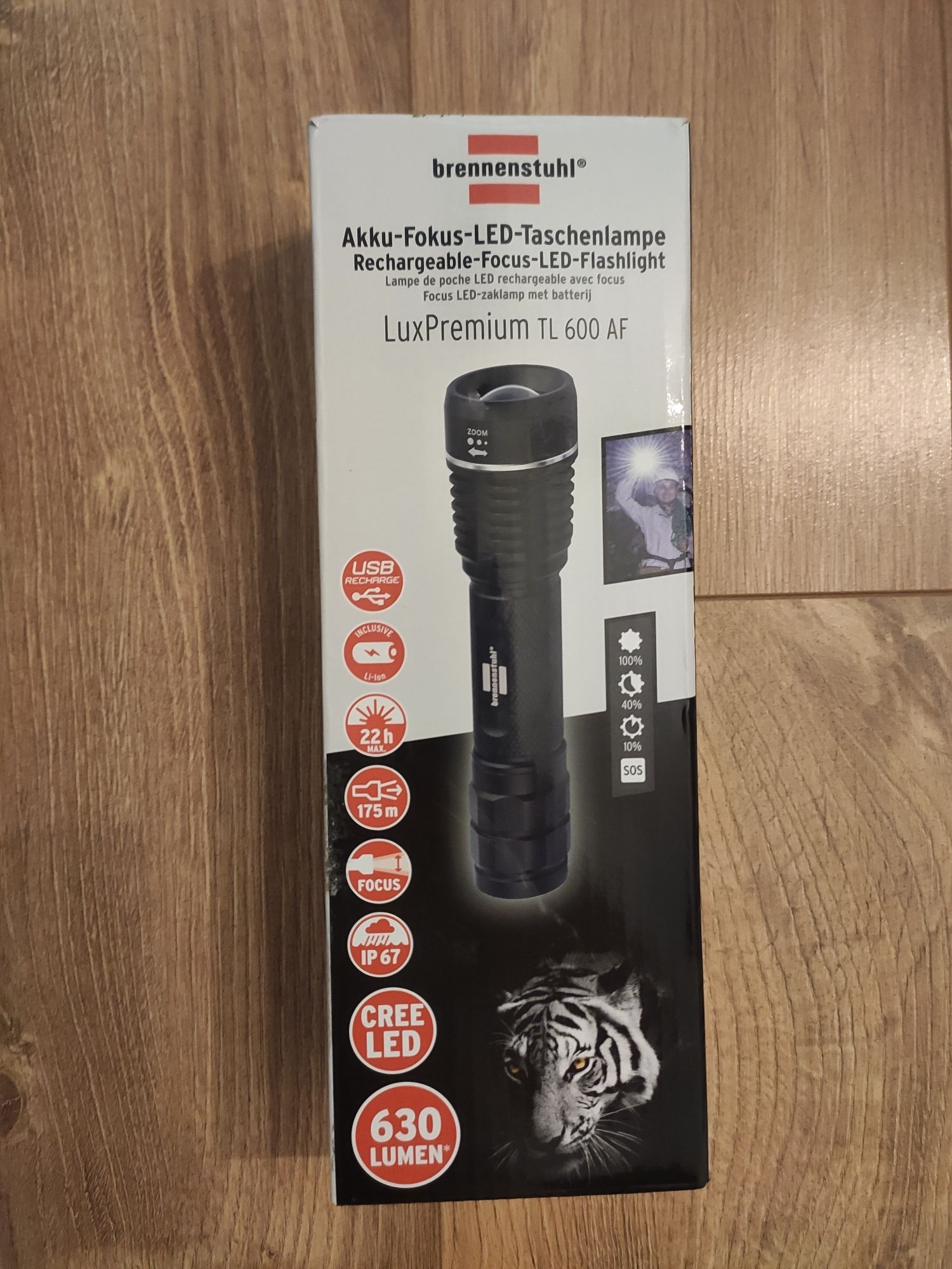 LATARKA AKUMULATOROWA LED TL600 Luxpremium 630lm Brennenstuhl