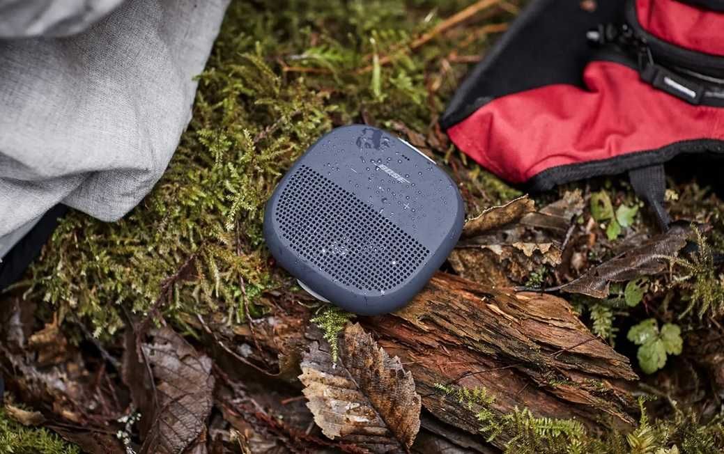 Пара преміум Bluetooth колонок Bose SoundLink Micro Stone Blue IPX7