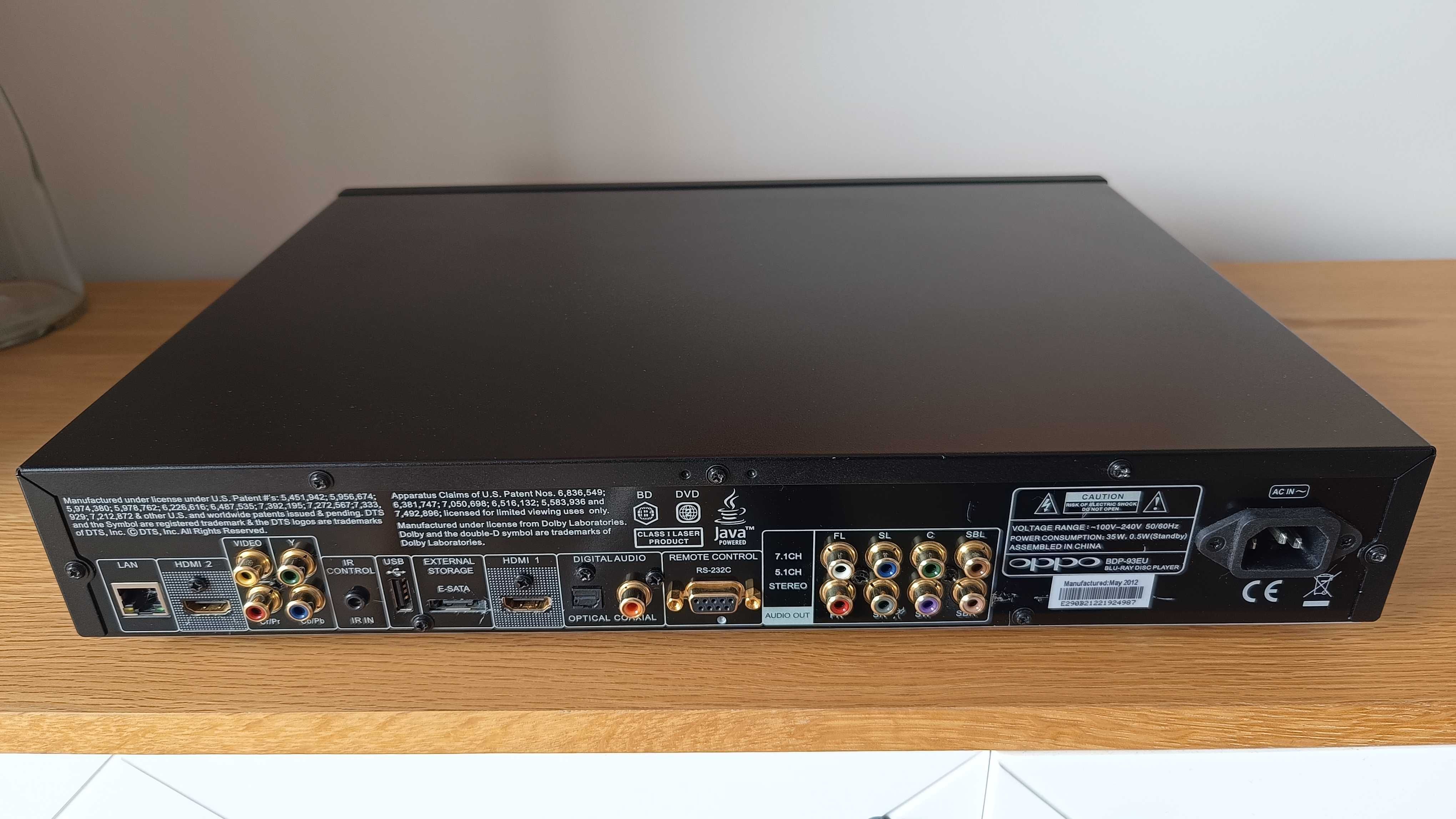 odtwarzacz OPPO BDP-93 EU, Blu-ray CD SACD, Universal Player