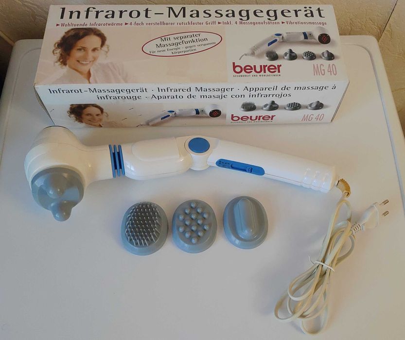Вібромасажер з ІФ-випромінюванням для тіла Beurer MG 40